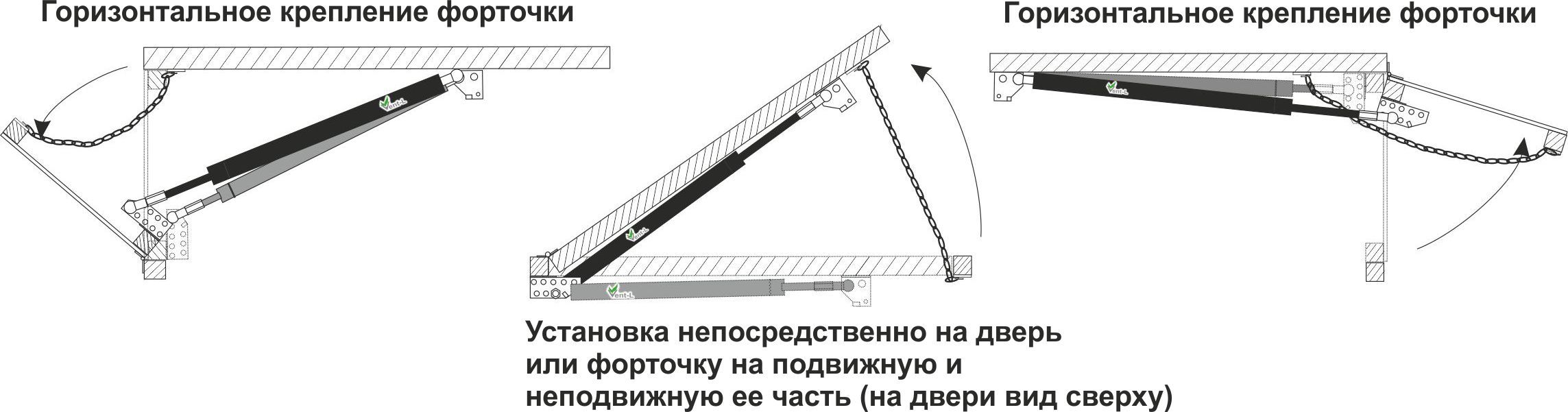 Усиленный автоматический проветриватель теплицы Vent L 02 термопривод